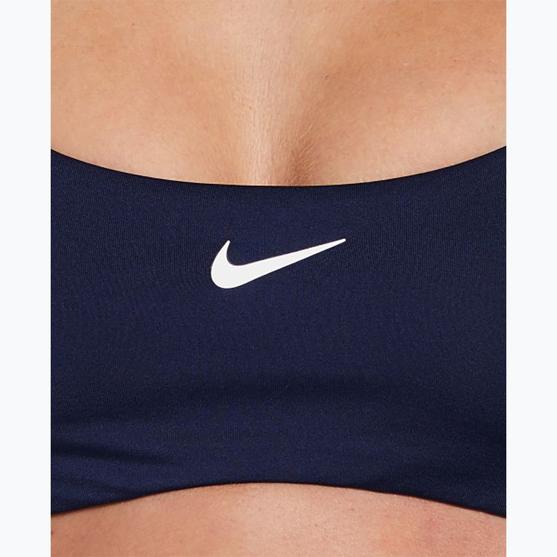 Strój pływacki dwuczęściowy damski Nike Essential Bralette Bikini midnight navy 6
