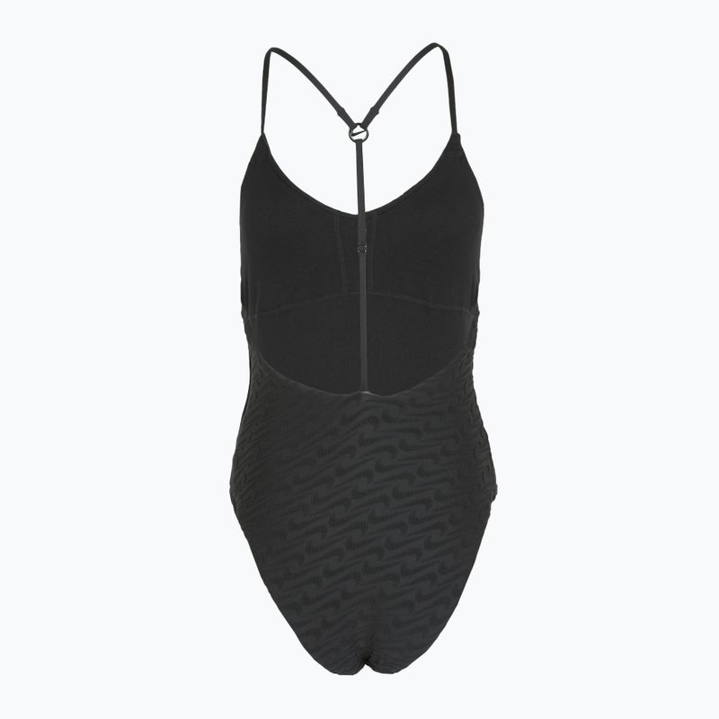 Strój pływacki jednoczęściowy damski Nike Swoosh Link Y-Back black 2