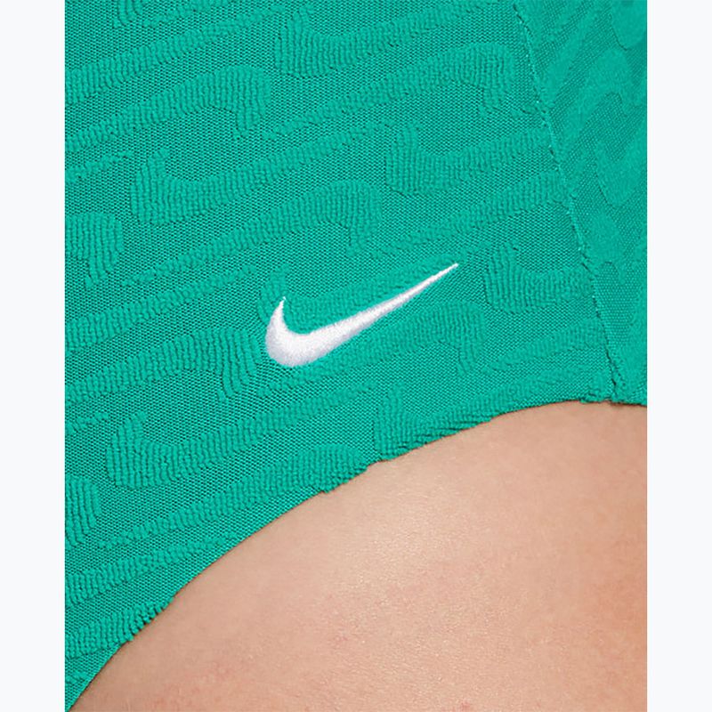Strój pływacki jednoczęściowy damski Nike Swoosh Link Y-Back stadium green 4