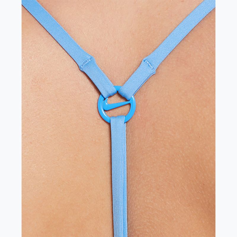 Strój pływacki jednoczęściowy damski Nike Swoosh Link Y-Back university blue 5