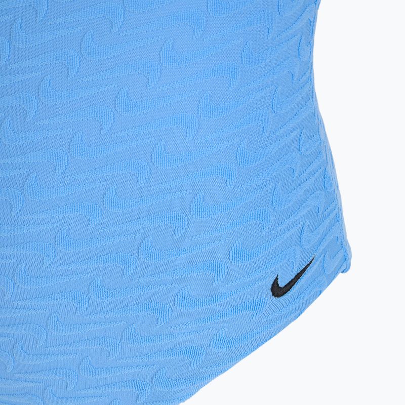 Strój pływacki jednoczęściowy damski Nike Swoosh Link Y-Back university blue 3