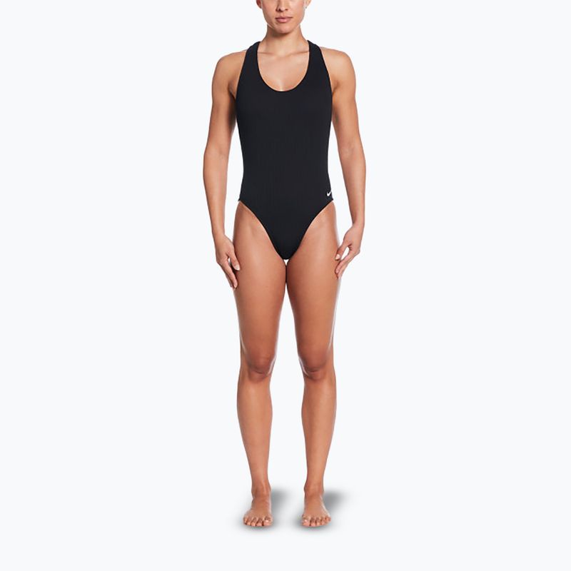 Strój pływacki jednoczęściowy damski Nike Elevated Essential Crossback black 2