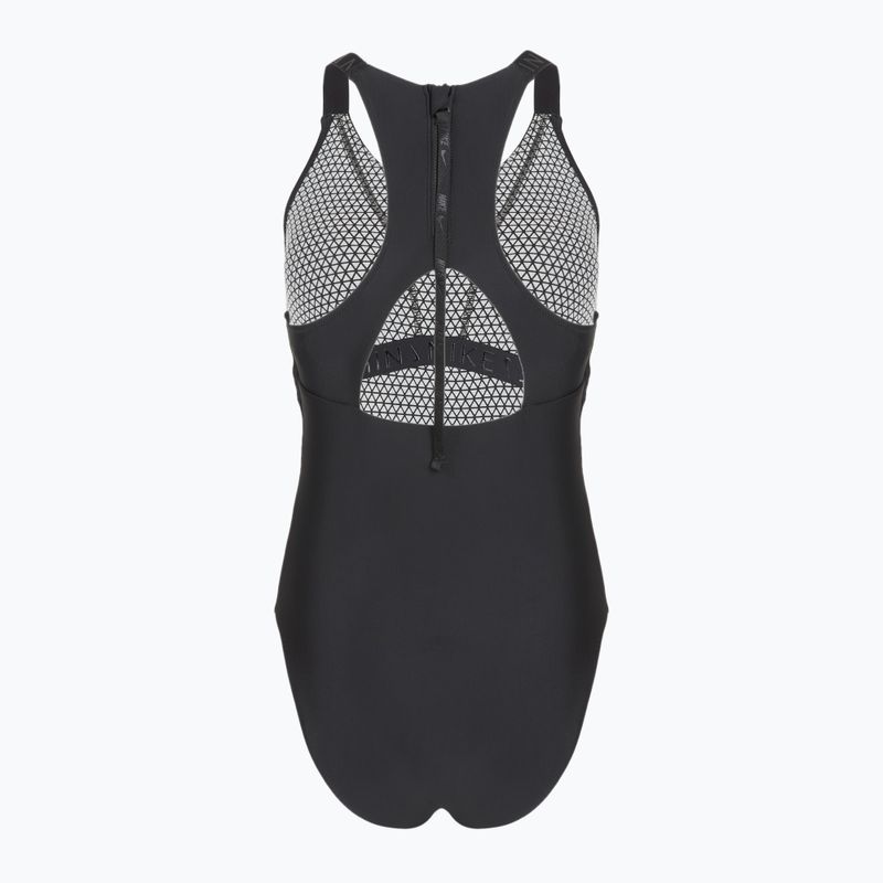 Strój pływacki jednoczęściowy damski Nike Hydralock Fusion Racerback black 2