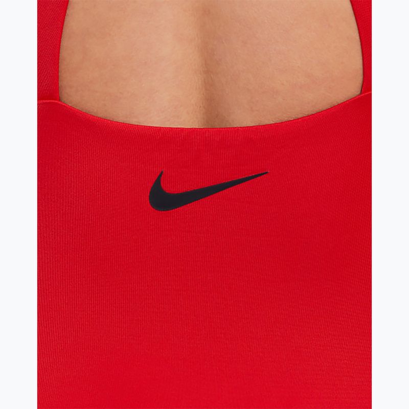 Strój pływacki jednoczęściowy damski Nike Hydralock Fusion university red 5