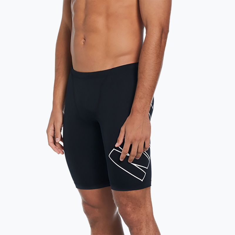 Jammery pływackie męskie Nike Hydrastrong Jammer black 5