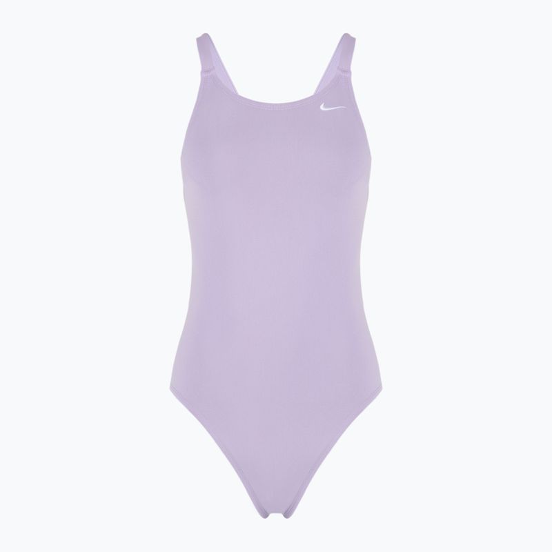 Strój pływacki jednoczęściowy damski Nike Hydrastrong Solid Fastback hydrangeas