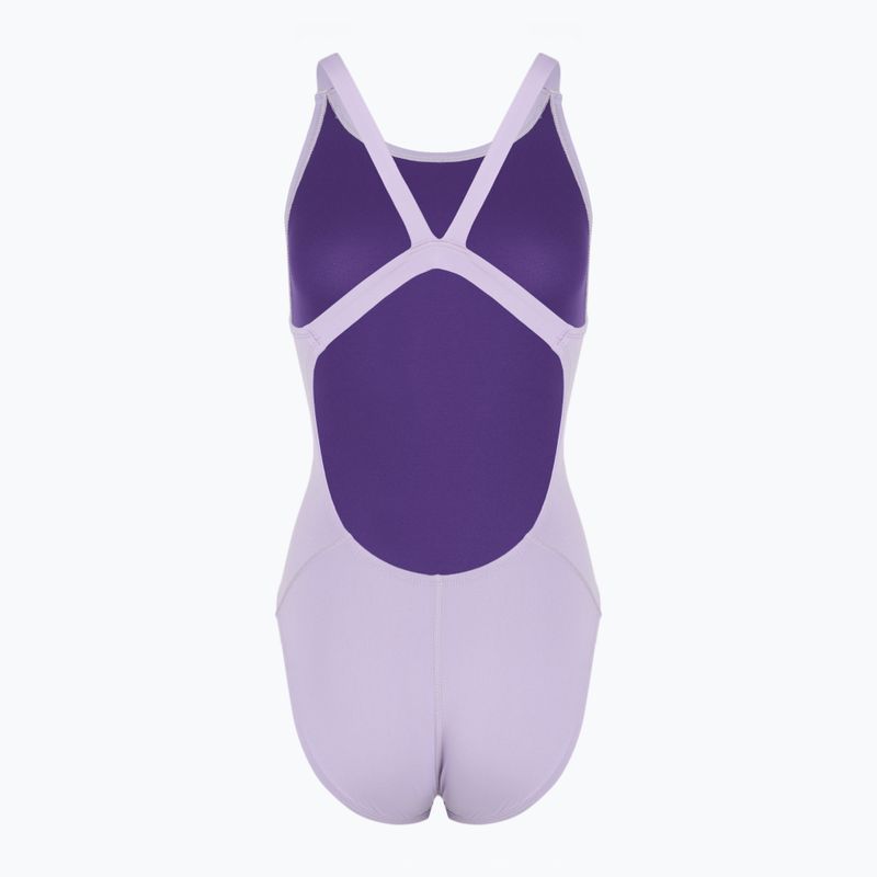 Strój pływacki jednoczęściowy damski Nike Hydrastrong Solid Fastback hydrangeas 2