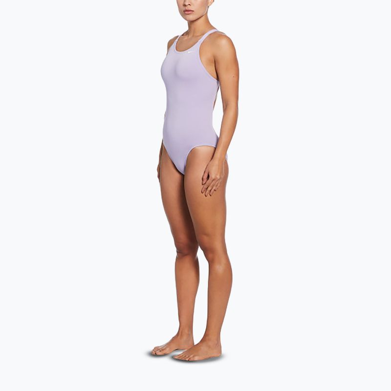Strój pływacki jednoczęściowy damski Nike Hydrastrong Solid Fastback hydrangeas 2