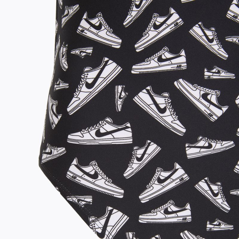 Strój pływacki jednoczęściowy damski Nike Hydrastrong Cutout jet black 3