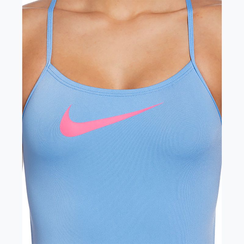 Strój pływacki jednoczęściowy damski Nike Hydrastrong Adjustable Crossback university blue 4