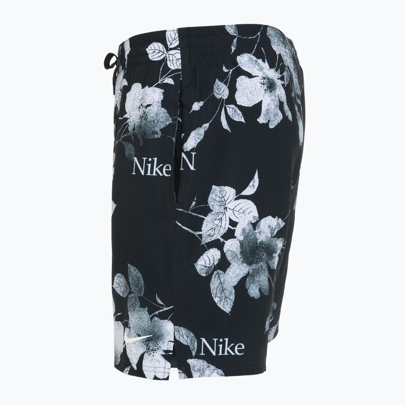Szorty kąpielowe męskie Nike Fine Floral 7" Volley black 3