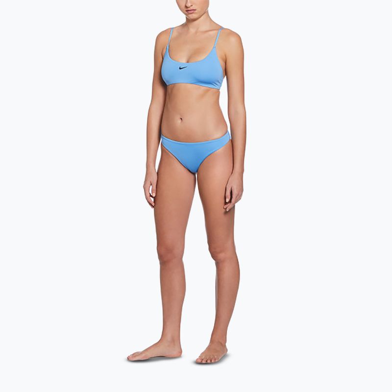 Strój pływacki dwuczęściowy damski Nike Essential Bralette Bikini university blue 2