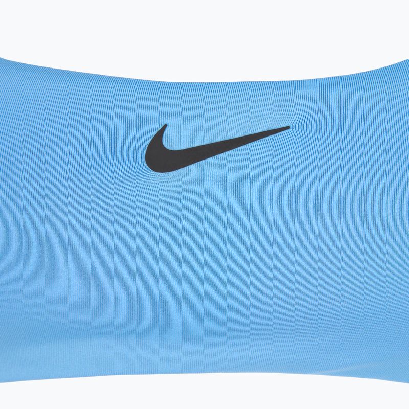Strój pływacki dwuczęściowy damski Nike Essential Bralette Bikini university blue 5