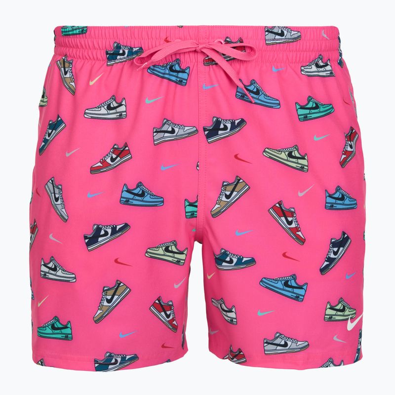 Szorty kąpielowe męskie Nike Multi Print 5" Volley pinksicle