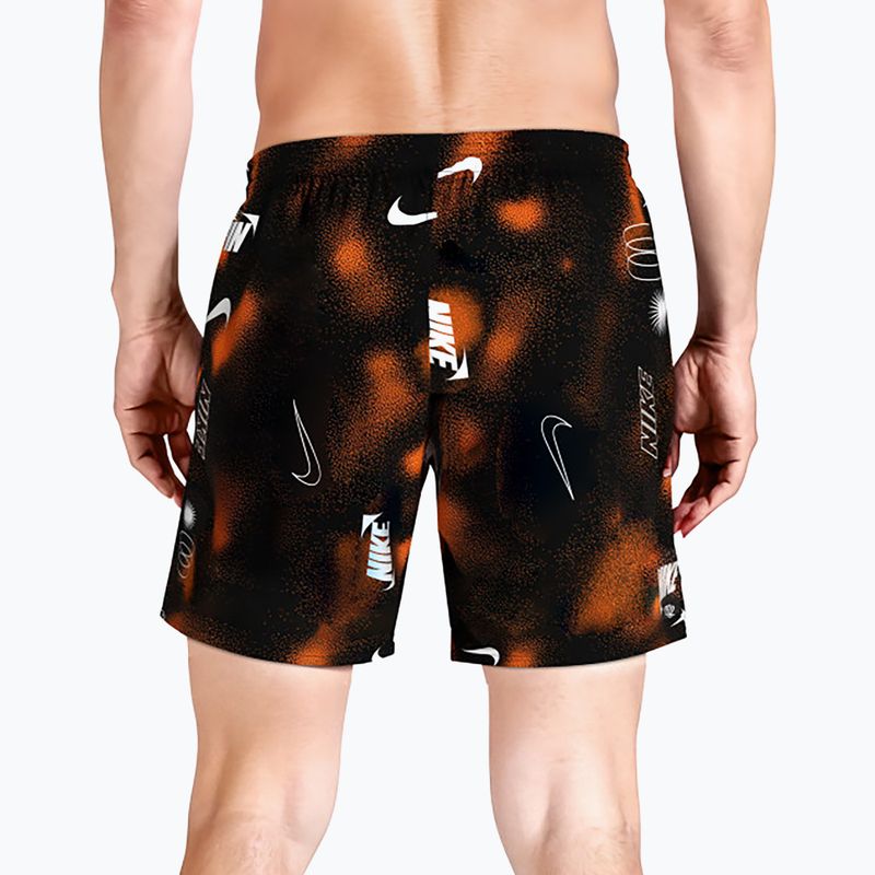 Szorty kąpielowe męskie Nike Multi Print 7" Volley black 3