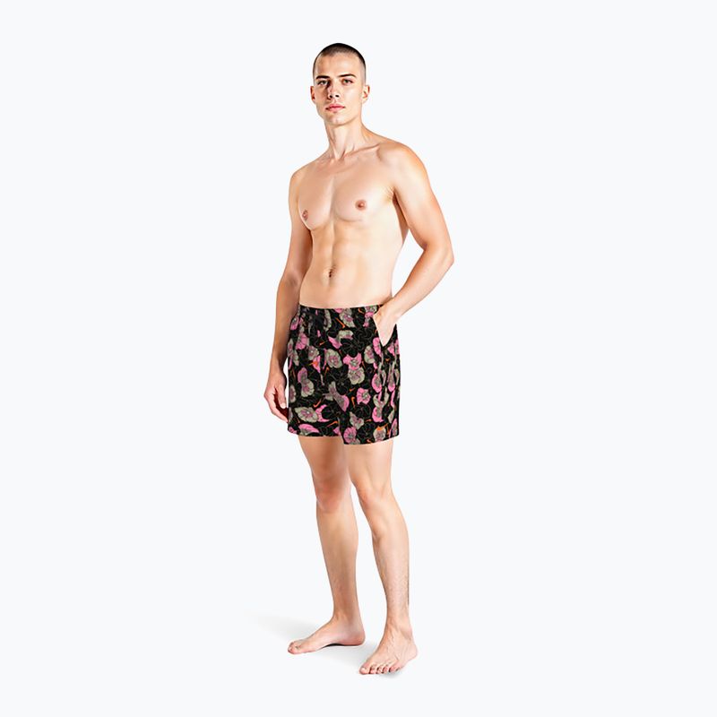 Szorty kąpielowe męskie Nike Multi Poppy Print 5" Volley black 2
