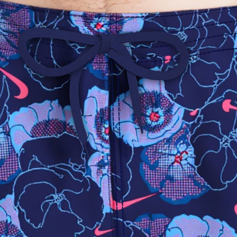 Szorty kąpielowe męskie Nike Multi Poppy Print 5" Volley midnight navy 4