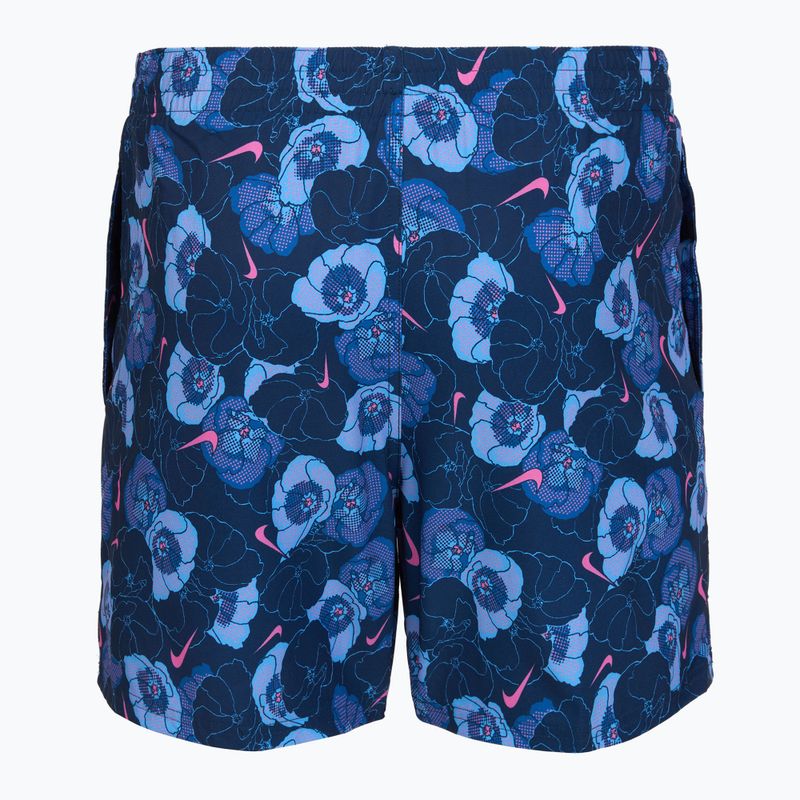 Szorty kąpielowe męskie Nike Multi Poppy Print 5" Volley midnight navy 2