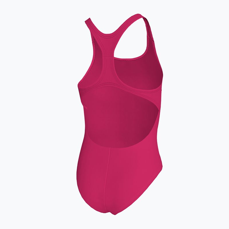 Strój pływacki jednoczęściowy dziecięcy Nike Essential Racerback rush pink 2