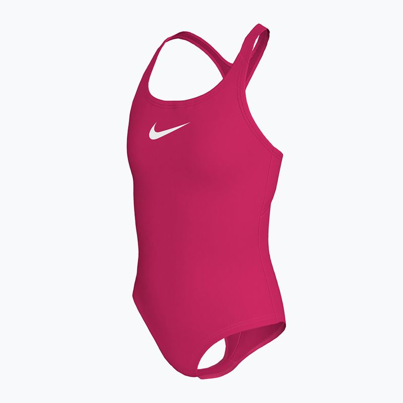 Strój pływacki jednoczęściowy dziecięcy Nike Essential Racerback rush pink 3