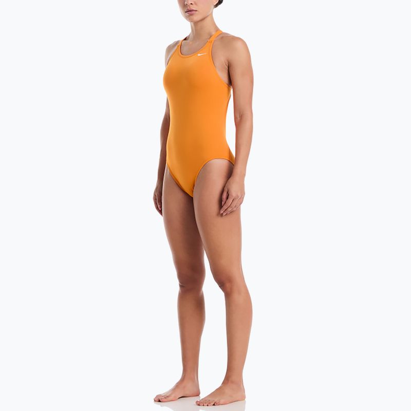 Strój pływacki jednoczęściowy damski Nike Hydrastrong Solid Fastback bright ceramic 2