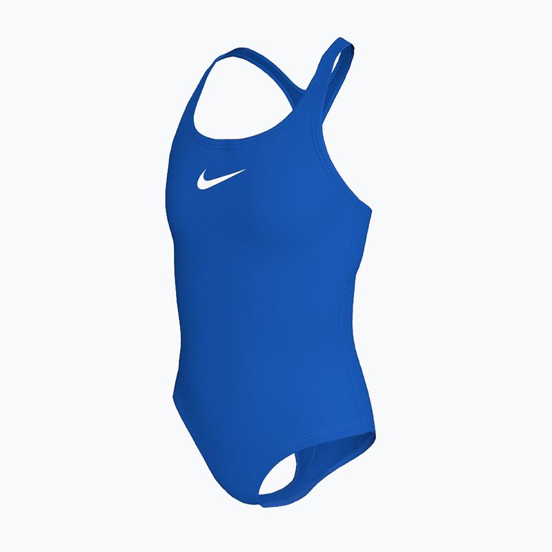 Strój pływacki jednoczęściowy dziecięcy Nike Essential Racerback blue crystal 3