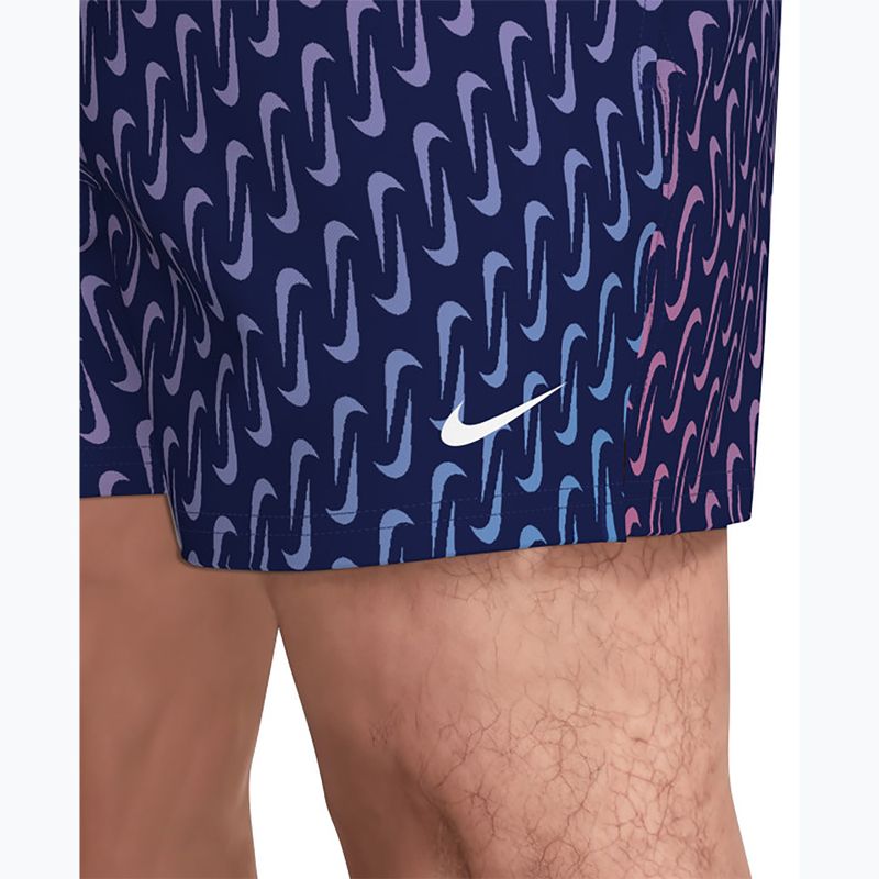 Szorty kąpielowe męskie Nike Breaker Swoosh 5" Volley midnight navy 7