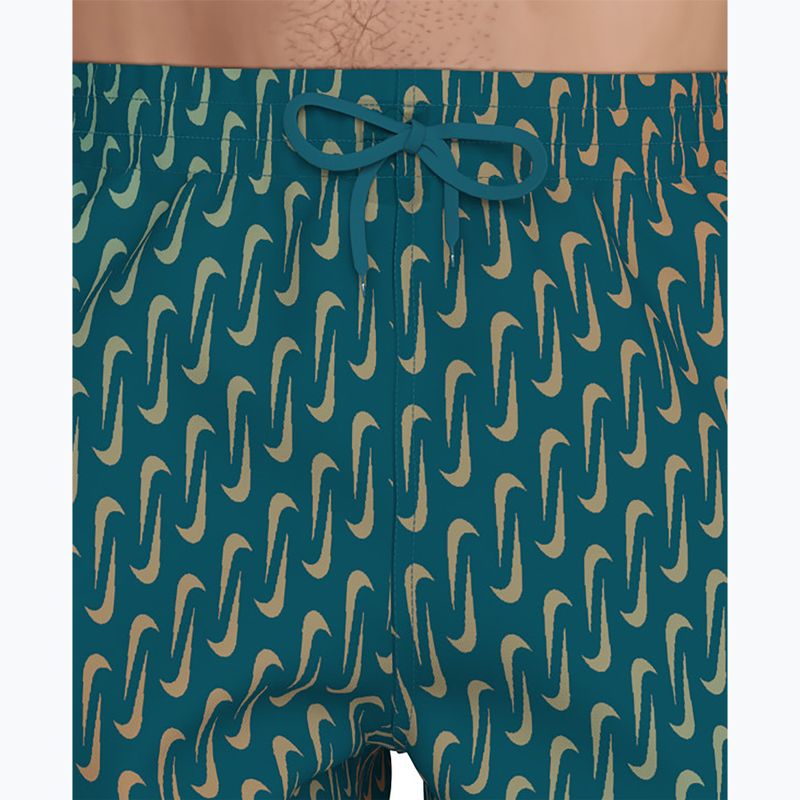 Szorty kąpielowe męskie Nike Breaker Swoosh 5" Volley green abyss 6