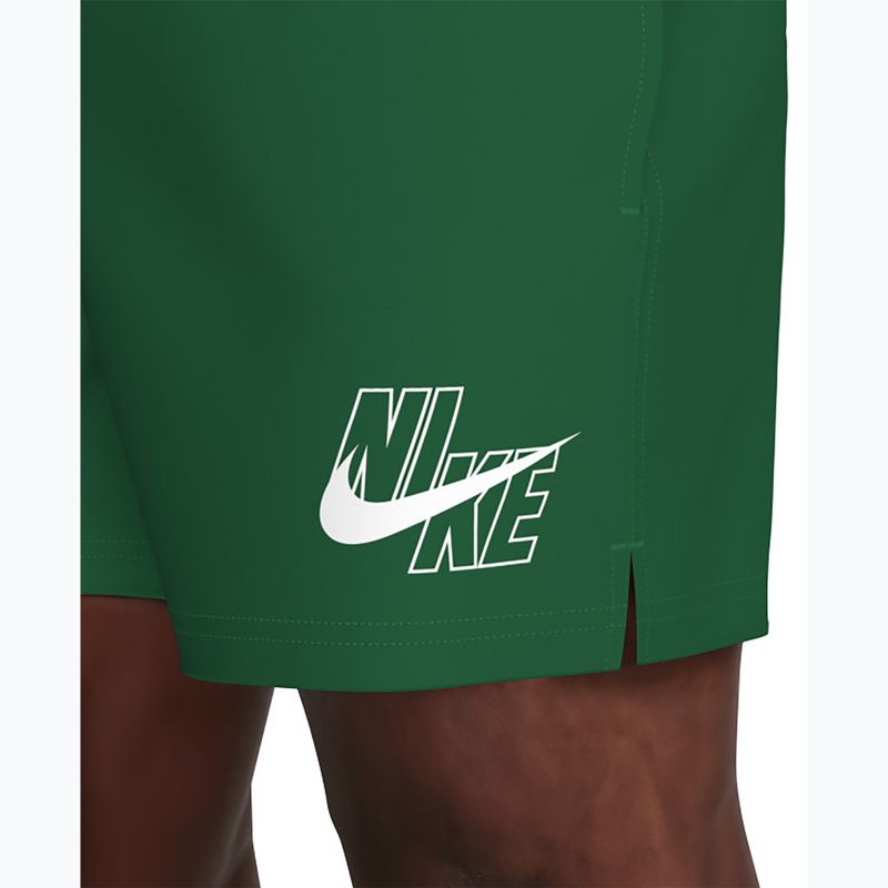 Szorty kąpielowe męskie Nike Logo Lap 5" Volley malachite 7