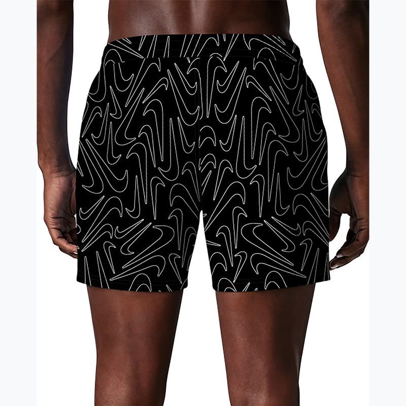 Szorty kąpielowe męskie Nike Breaker Logofetti 5" Volley black 4