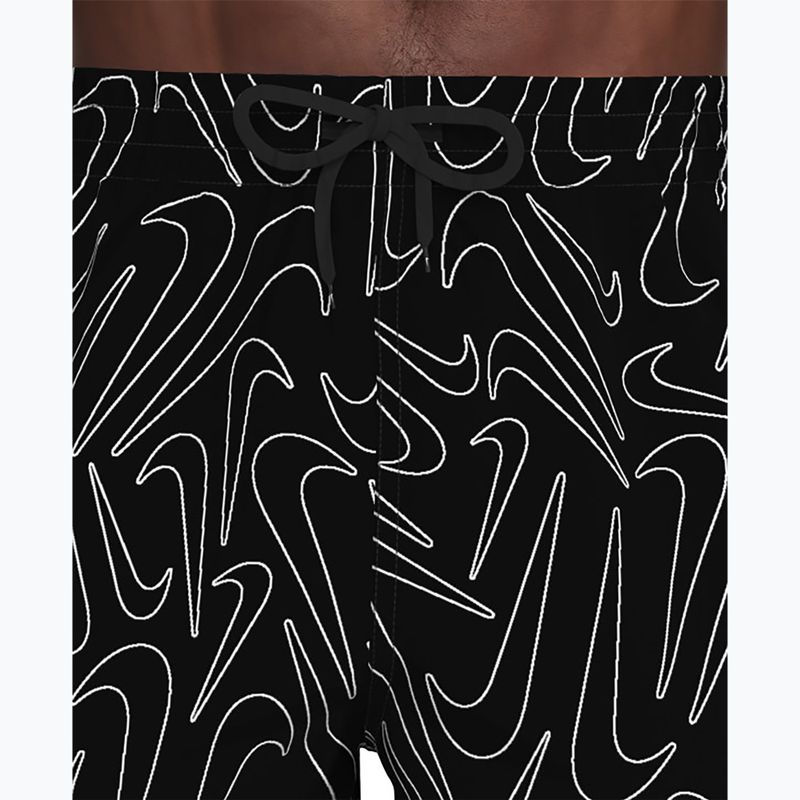 Szorty kąpielowe męskie Nike Breaker Logofetti 5" Volley black 5