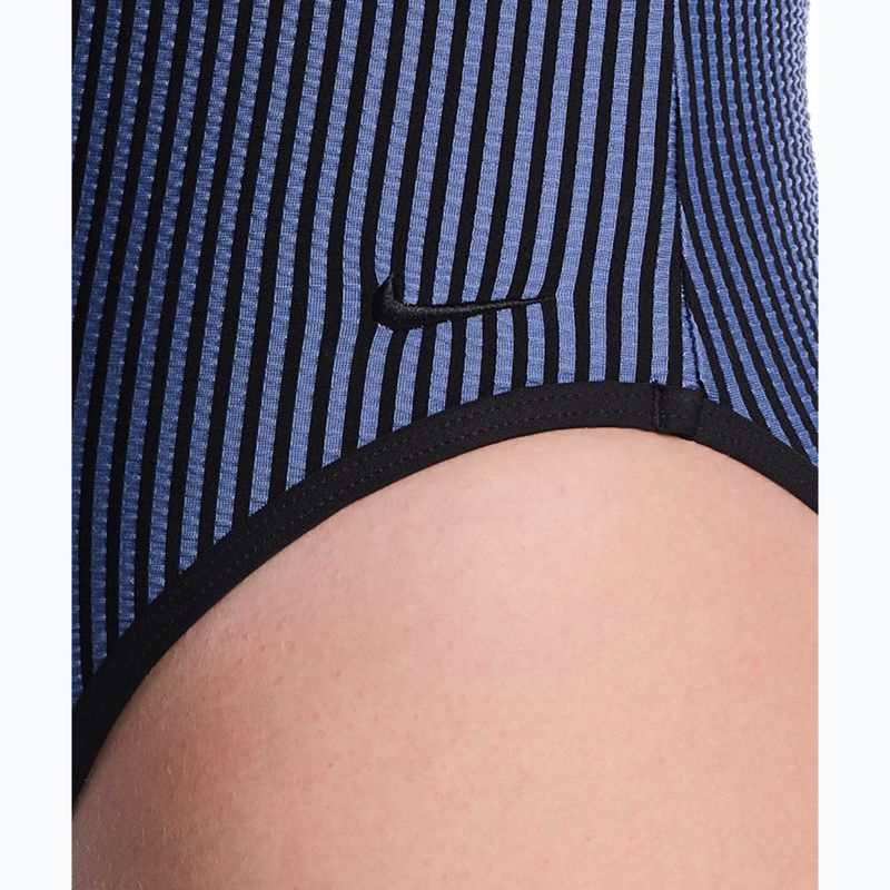 Strój pływacki jednoczęściowy damski Nike Ocean Bound Ripple Texture Square Neck slate 5