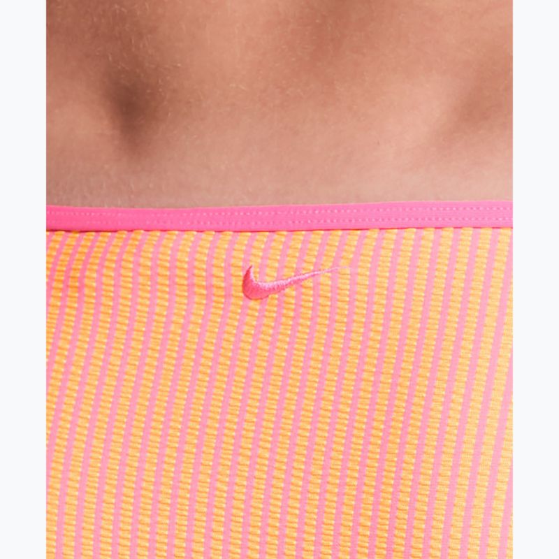 Dół od stroju pływackiego Nike Ripple Texture Hipster Bikini pink glow 4