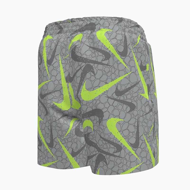 Szorty kąpielowe dziecięce Nike Breaker Pebble 4" Volley wolf grey 2