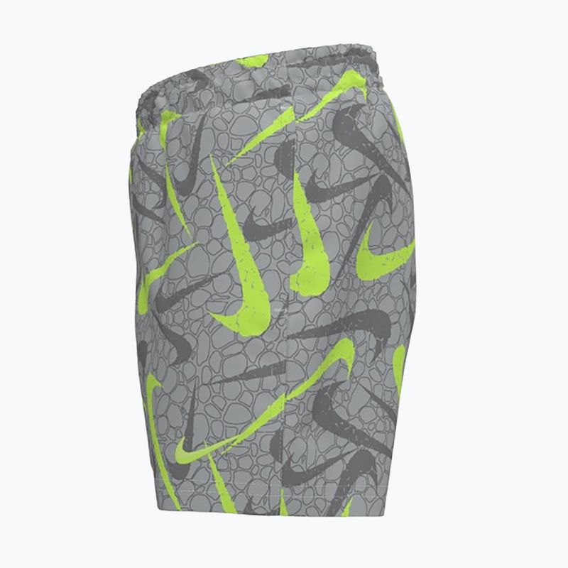 Szorty kąpielowe dziecięce Nike Breaker Pebble 4" Volley wolf grey 3