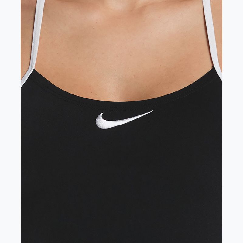 Strój pływacki jednoczęściowy damski Nike Hydrastrong Logo Graphic T-Back black 4