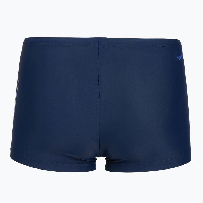 Kąpielówki pływackie Nike Logo Graphic Square Leg midnight navy 2