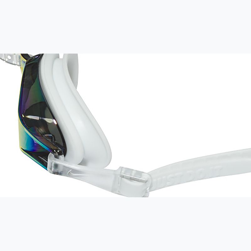 Okulary do pływania Nike Nike Chrome Mirrored white/black 2