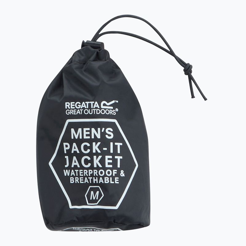 Kurtka przeciwdeszczowa męska Regatta Pack-It III seal grey 10