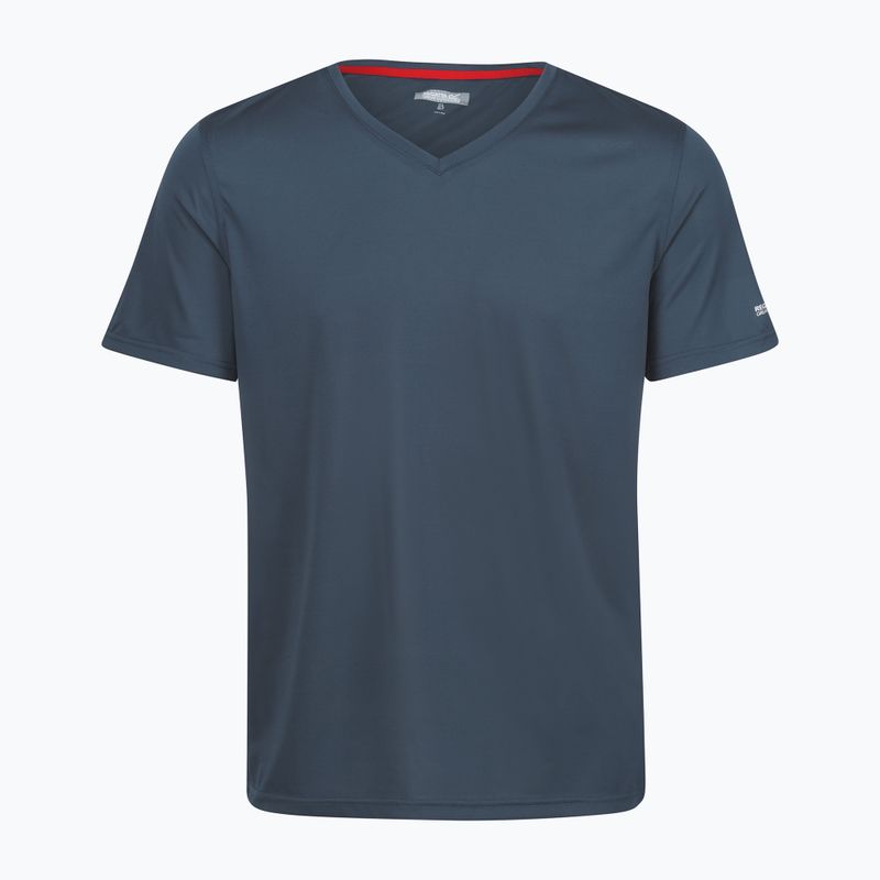 Koszulka trekkingowa męska REGATTA Fingal V-Neck moonlight denim 5