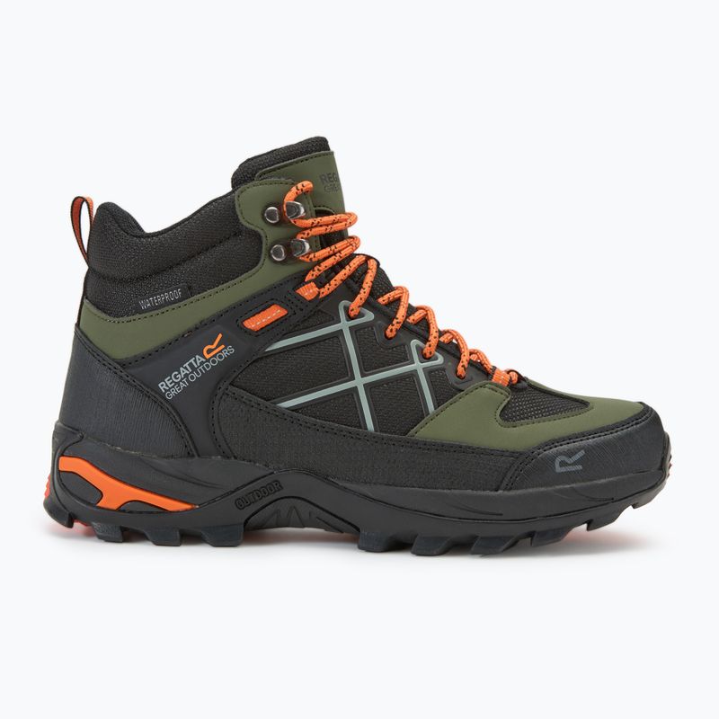 Buty trekkingowe męskie REGATTA Samaris III cypress green/blaze orange 2