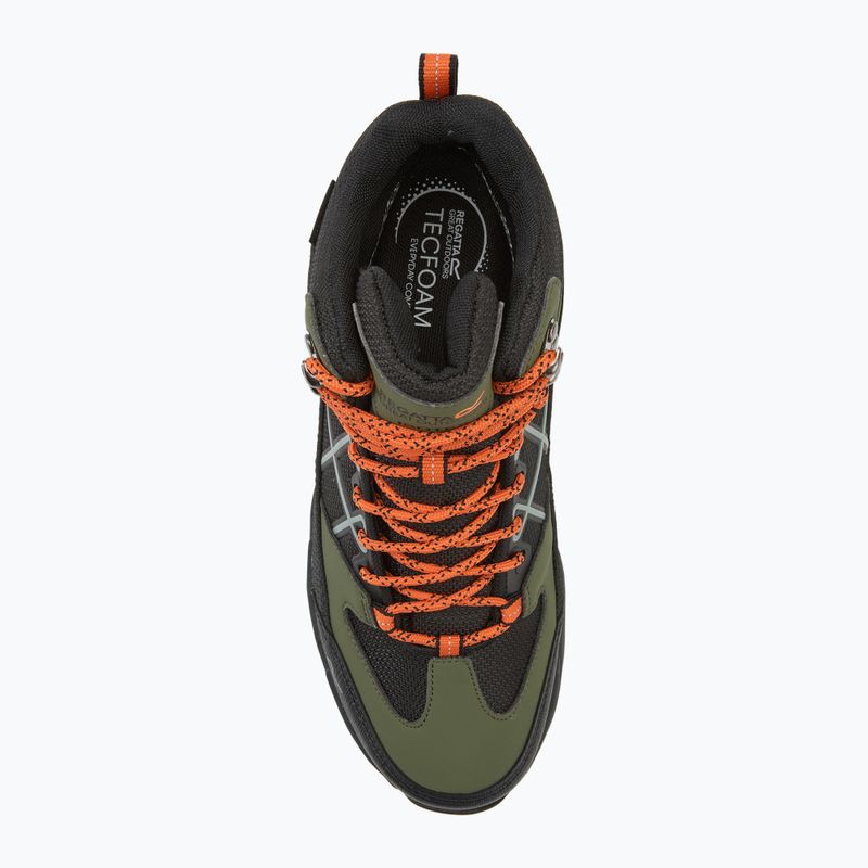 Buty trekkingowe męskie REGATTA Samaris III cypress green/blaze orange 5