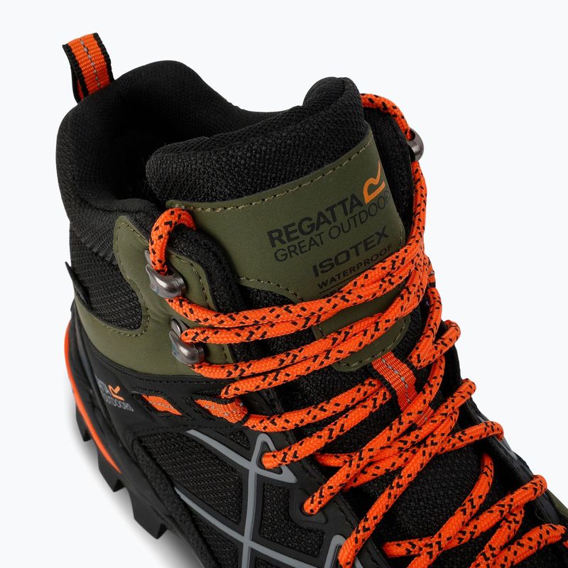 Buty trekkingowe męskie REGATTA Samaris III cypress green/blaze orange 13