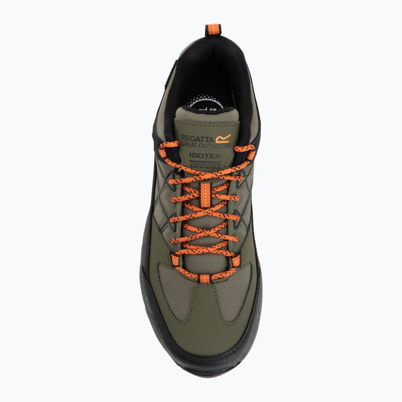 Buty trekkingowe męskie REGATTA Samaris III Low cypress green/blaze orange 5