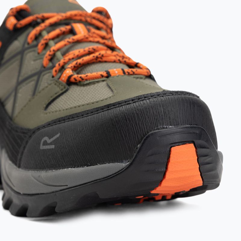Buty trekkingowe męskie REGATTA Samaris III Low cypress green/blaze orange 7