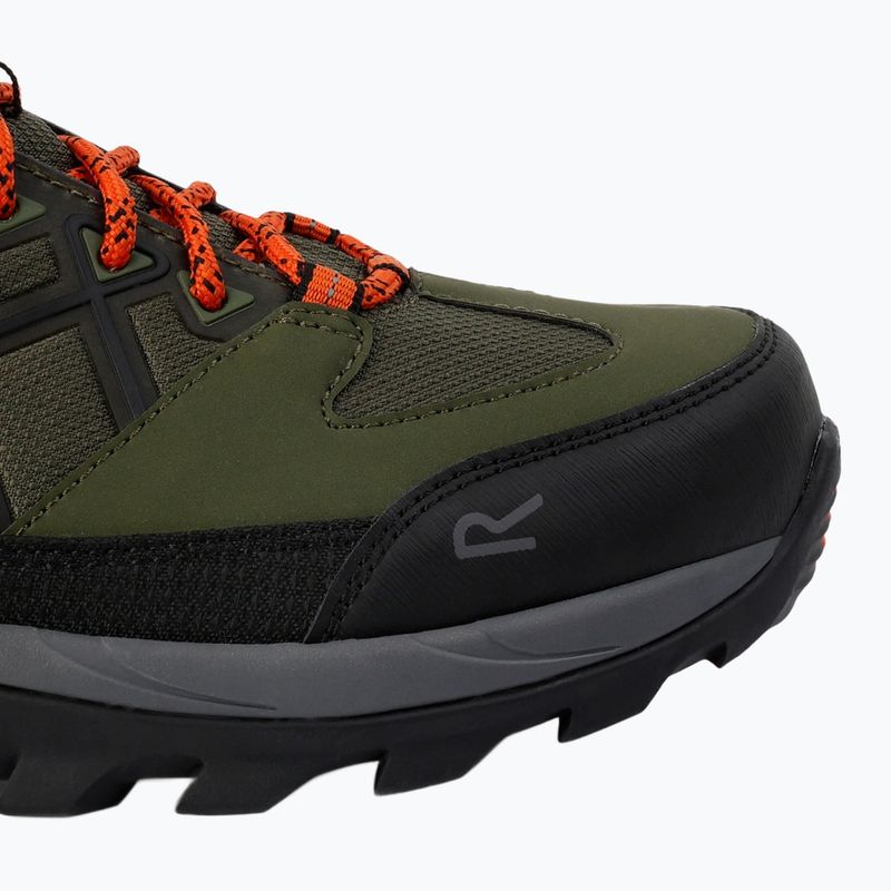 Buty trekkingowe męskie REGATTA Samaris III Low cypress green/blaze orange 7