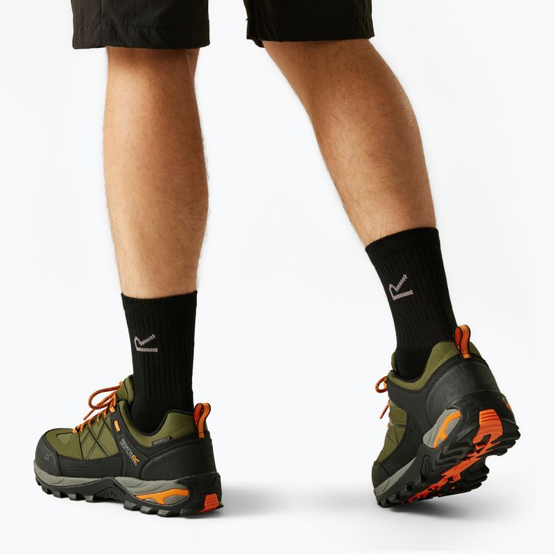 Buty trekkingowe męskie REGATTA Samaris III Low cypress green/blaze orange 10