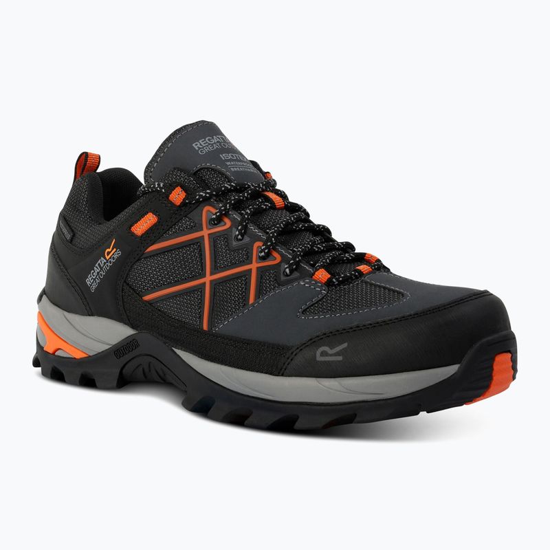 Buty trekkingowe męskie REGATTA Samaris III Low granite/blaze orange 8