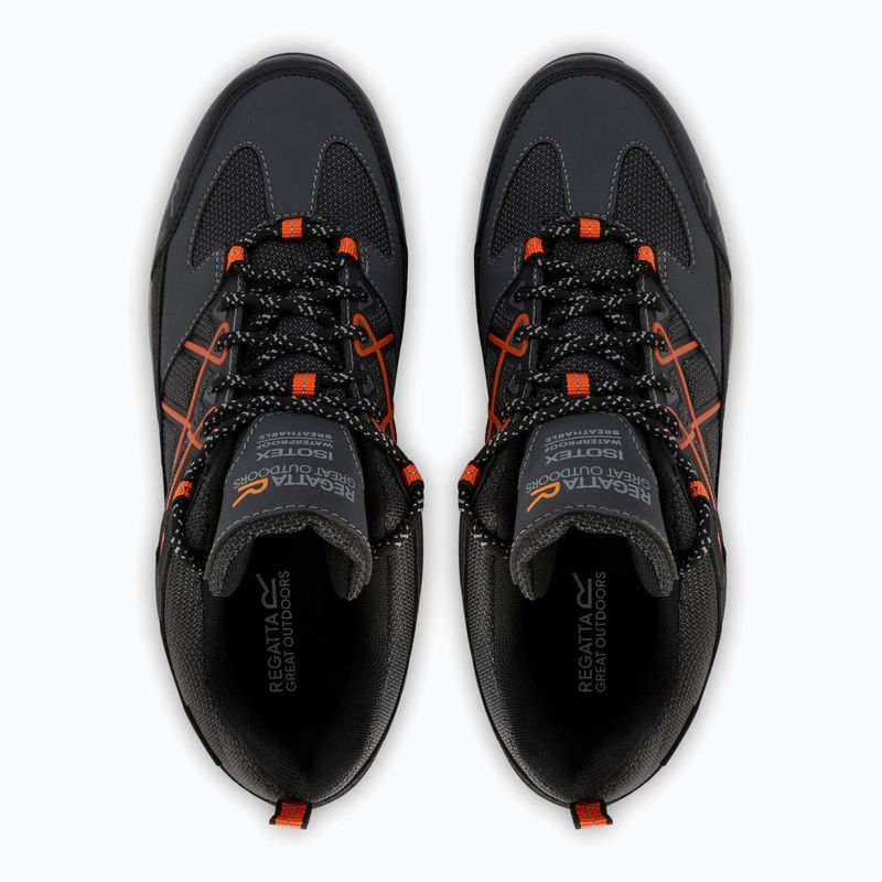 Buty trekkingowe męskie REGATTA Samaris III Low granite/blaze orange 11