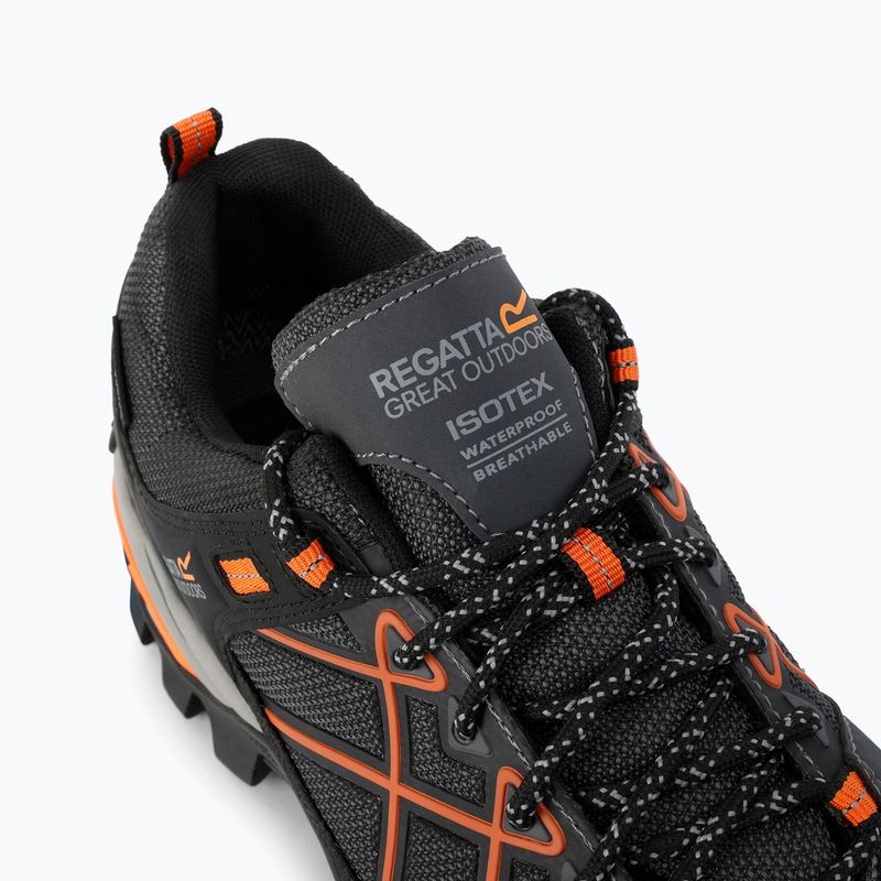 Buty trekkingowe męskie REGATTA Samaris III Low granite/blaze orange 13